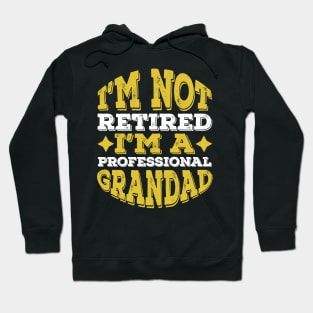 Funny Professional Grandad Retired Gift idea Hoodie